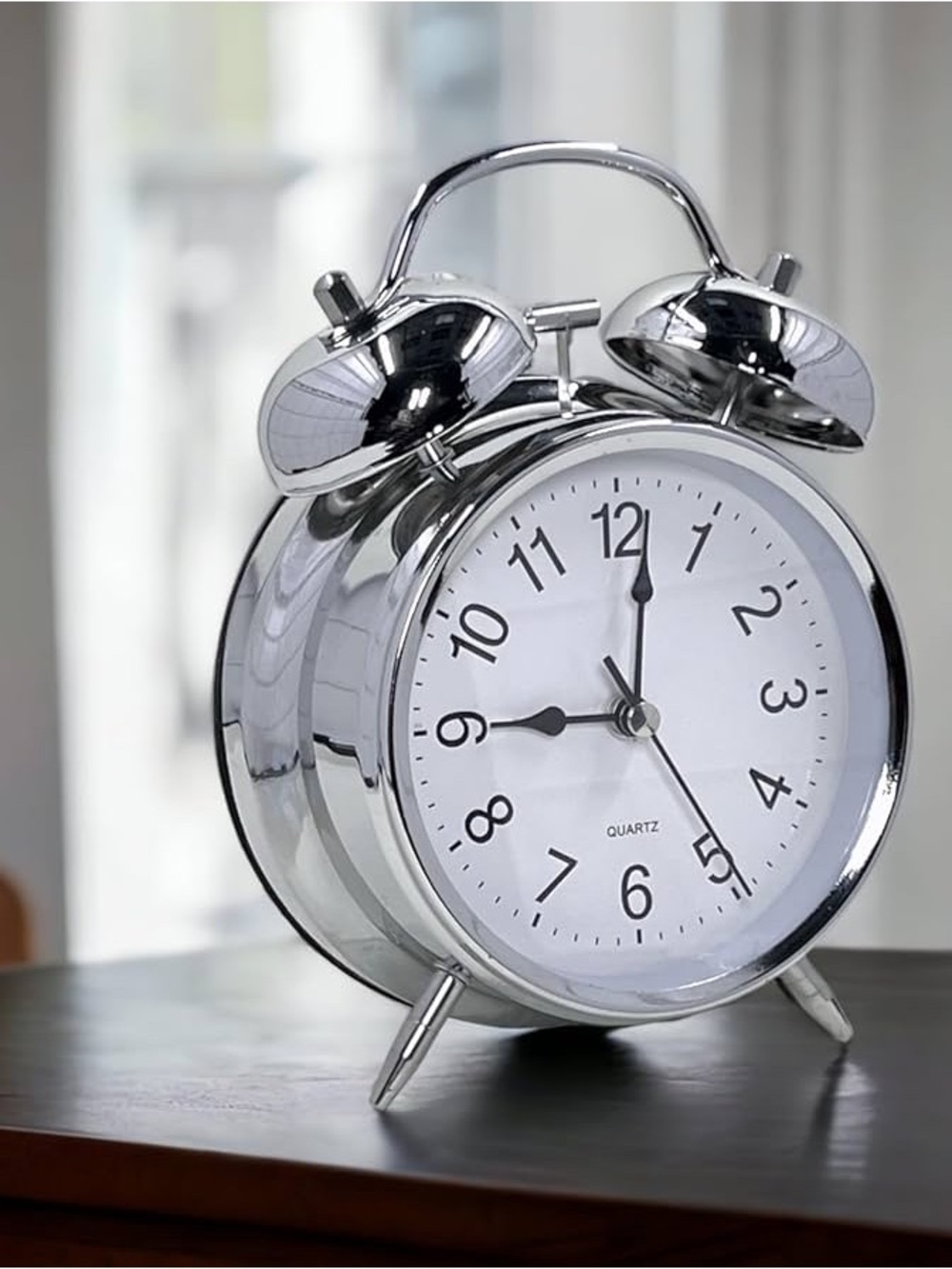 Retro bell alarm clock